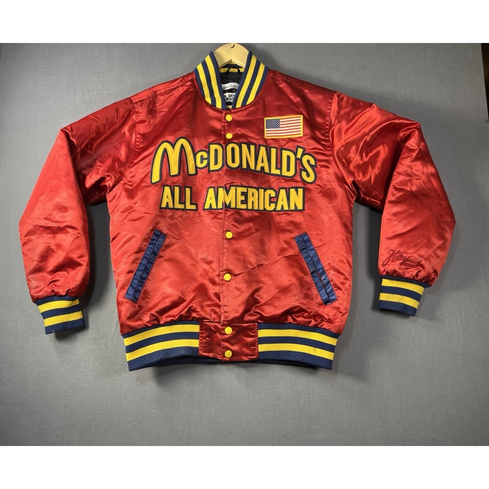Headgear Classics Kobe Bryant McDonalds All American Satin Jacket #33 Size M